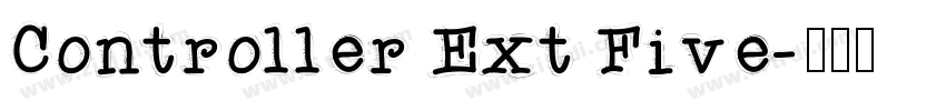 Controller Ext Five字体转换